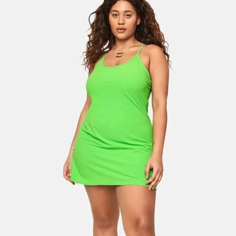 Outdoor Voices Bright Green Exercise Dress